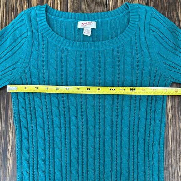 EUC Arizona size M teal sweater - Picture 3 of 7